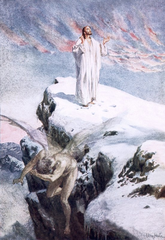 "Vai-te embora, Satanás de William Brassey Hole
