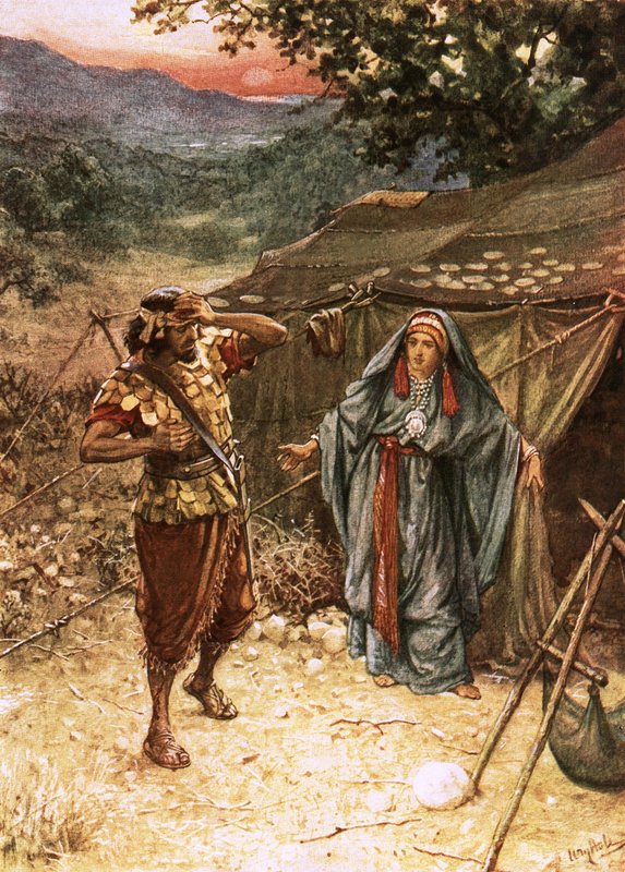 Jael e Sisera de William Brassey Hole