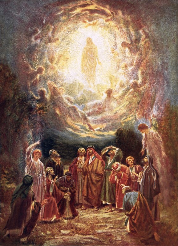Jesus subindo ao céu de William Brassey Hole