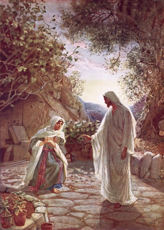 Jesus revelando-se a Maria Madalena de William Brassey Hole