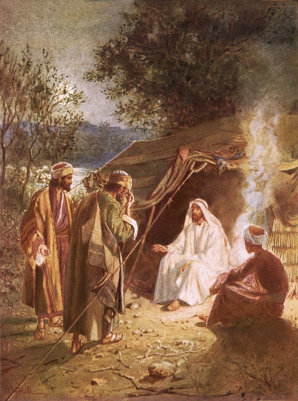 O alojamento de Jesus nas margens do Jordão de William Brassey Hole