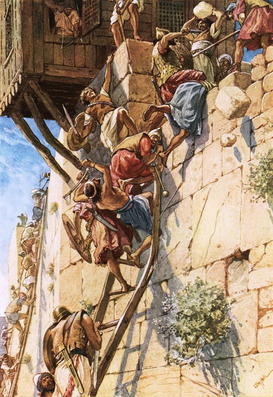 A captura de Jerusalém dos jebuseus de William Brassey Hole