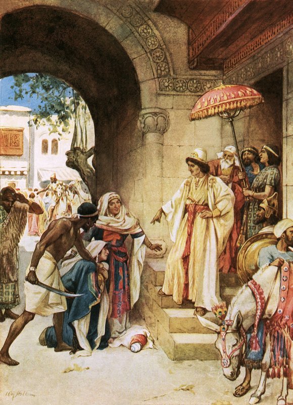 O julgamento de Salomão de William Brassey Hole