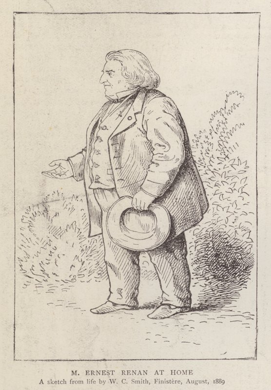 Ernest Renan, filósofo e historiador religioso francês, em casa de William C. Smith