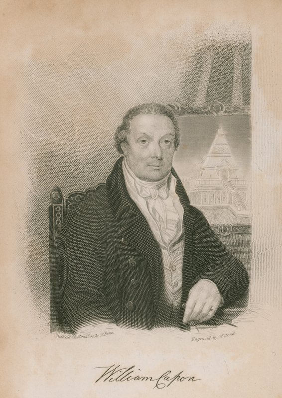 William Capon, desenhista e pintor de arquitetura e paisagens de sua alteza real o Duque de York de William Capon