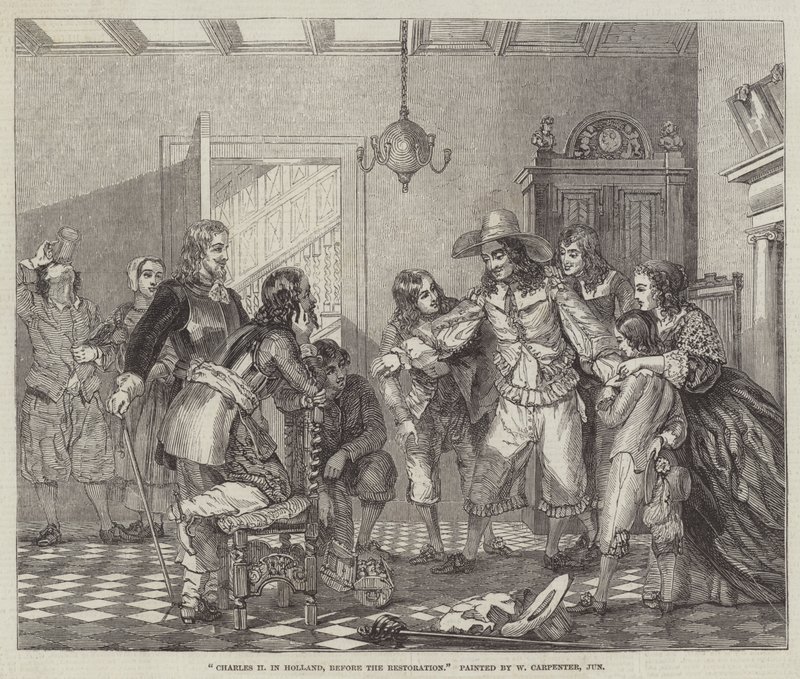 Charles II na Holanda, antes da restauração de William Carpenter