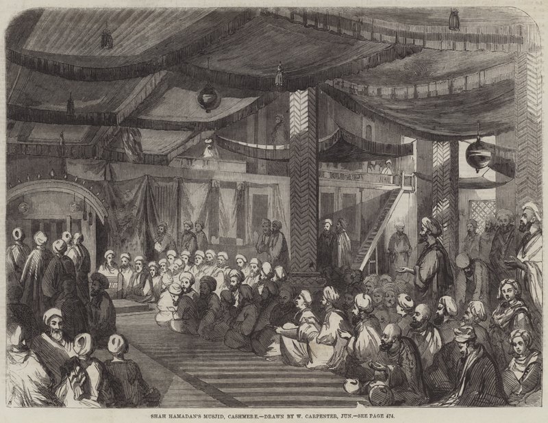 Musjid, Caxemira de Shah Hamadan de William Carpenter
