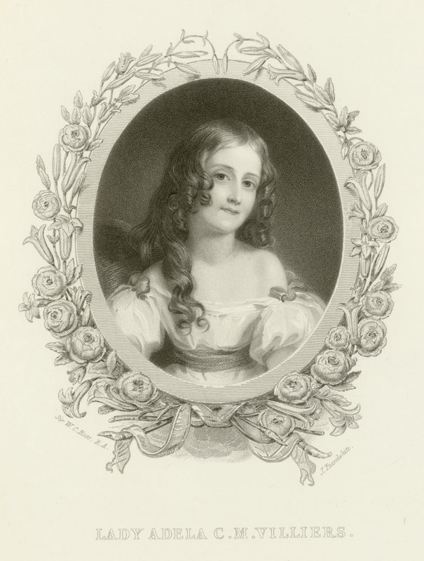 Senhora Adela Corisande Maria criança Villiers de William Charles Ross