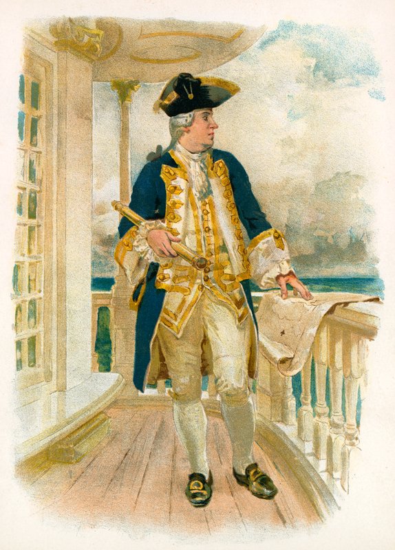 Almirante do século XVIII de William Christian Symons