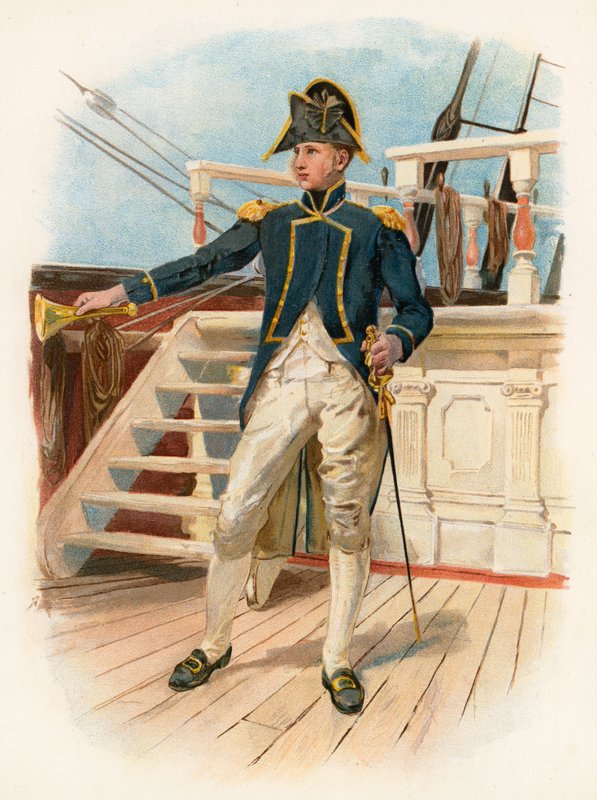 Poste Capitão, século XVIII de William Christian Symons