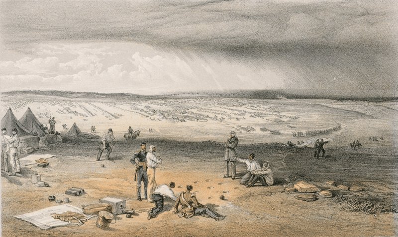 Acampamento da 3ª Divisão, 9 de julho de 1855 de William Crimea Simpson