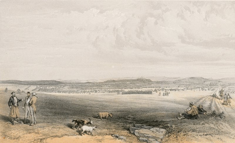 Acampamento da Divisão de Luz de William Crimea Simpson