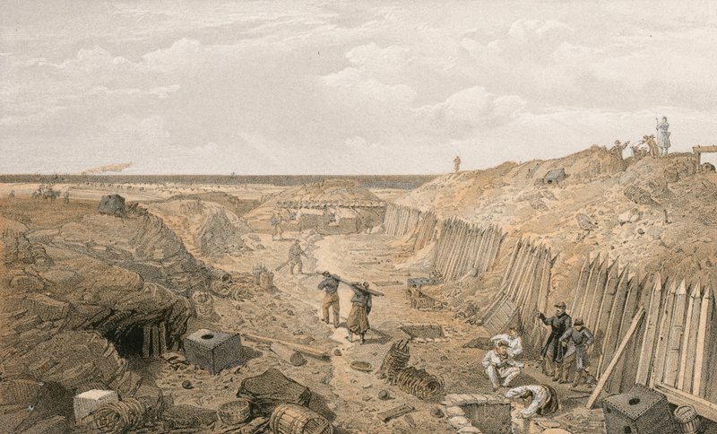 Vala do Bastion du Mat de William Crimea Simpson