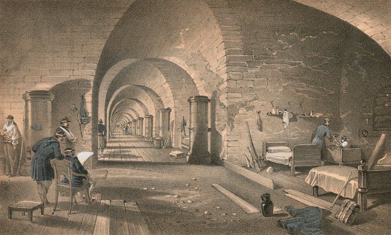 Interior, de, forte, nicholas de William Crimea Simpson