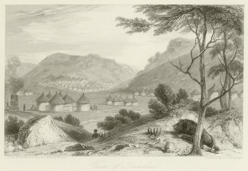 Vista de Kamalia de William Daniell