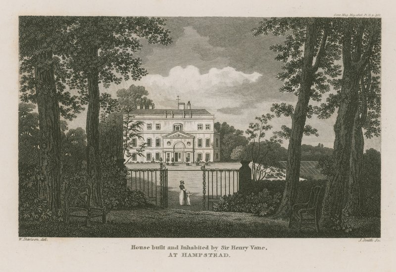 Casa construída e habitada por Sir Henry Vane em Hampstead de William Davison