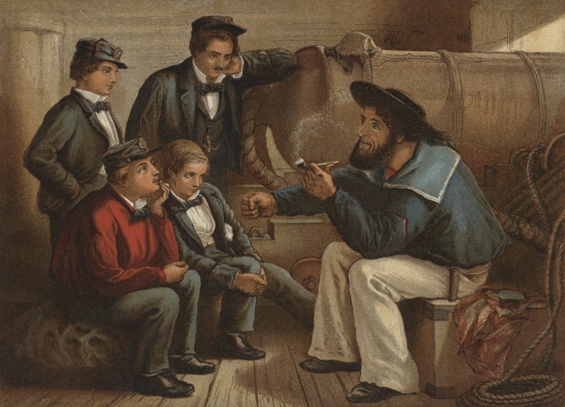 Fio de um velho marinheiro (chromolitho) de William Dickes