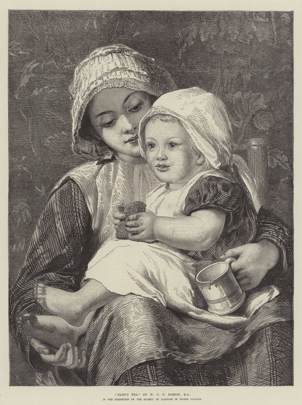 Chá do bebê de William Dobson