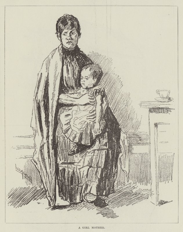 Uma menina mãe de William Douglas Almond
