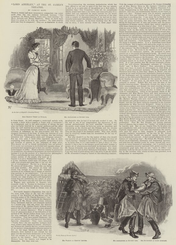 Lord Anerley, no St James&39;s Theatre de William Douglas Almond