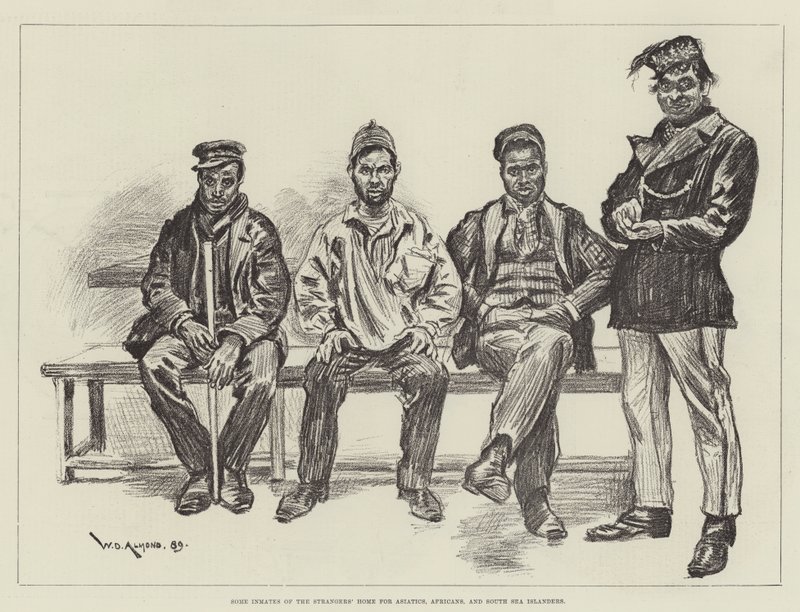 Alguns presos da casa dos estrangeiros para asiáticos, africanos e ilhéus do mar do sul de William Douglas Almond