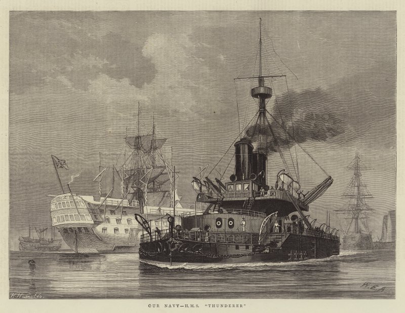 Nossa Marinha, HMS Thunderer de William Edward Atkins