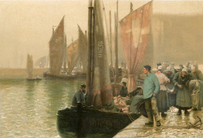 Manhã nebulosa, Dieppe de William Edward Norton