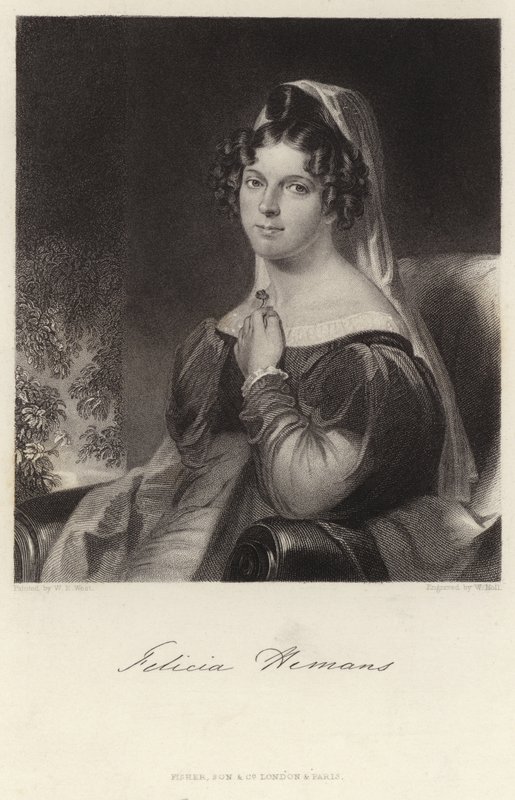 Felicia Hemans de William Edward West