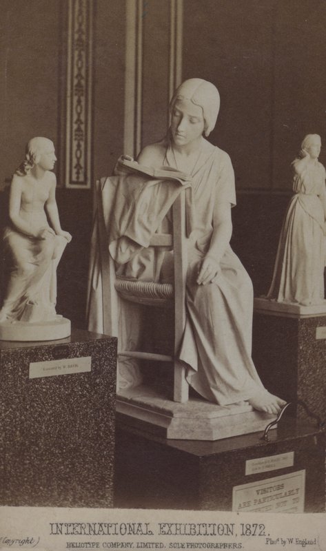 Estátuas em exposição na Exposição Internacional, Londres de William England