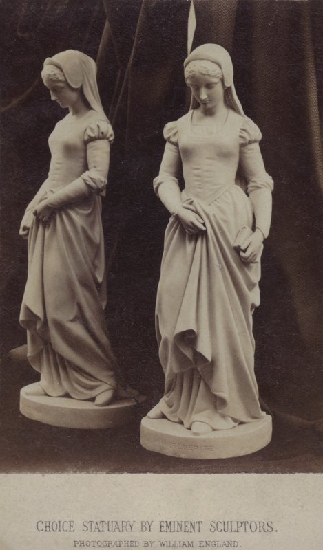 Estátuas em exposição na Exposição Internacional, Londres de William England