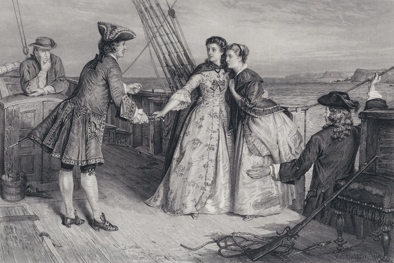 Ilustração para O Pirata de Sir Walter Scott (gravura) de William Ewart Lockhart