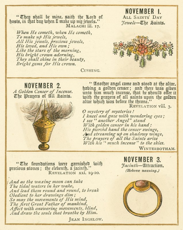 Página do Livro de Aniversário do Emblema da Bíblia (litografia a cores) de William Foster