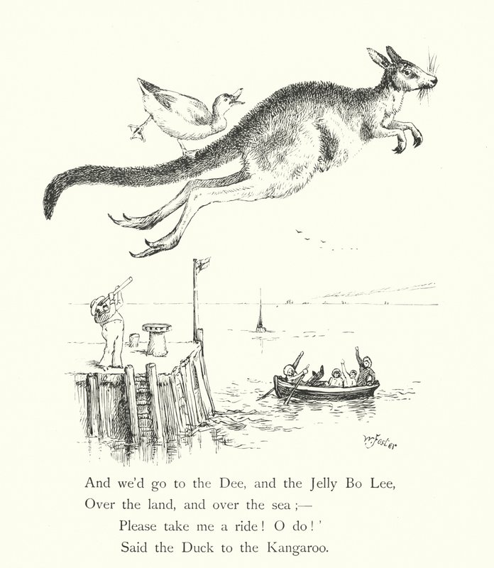 O Pato e o Canguru (gravura) de William Foster