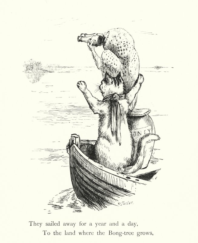 A Coruja e o Gato Maricas (gravura) de William Foster