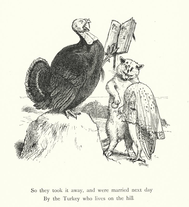 A Coruja e o Gato Maricas (gravura) de William Foster
