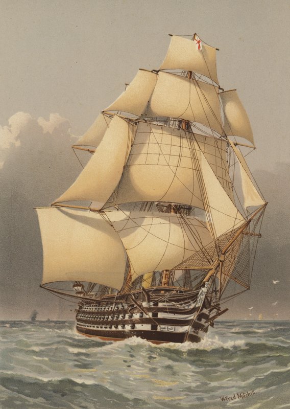 HMS Victoria, 121 armas de William Frederick Mitchell