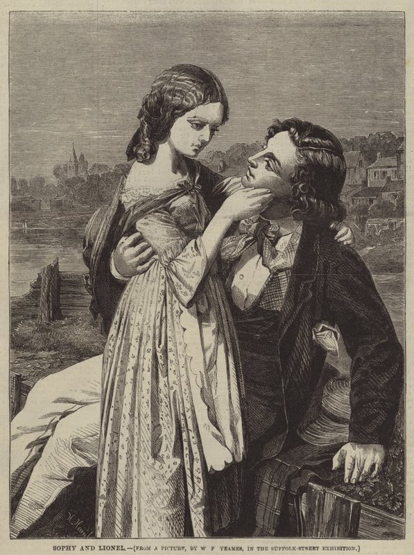 Sophy e Lionel de William Frederick Yeames