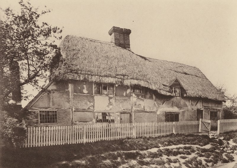 Em Burwash, Sussex (fotografia a preto e branco) de William Galsworthy Davie