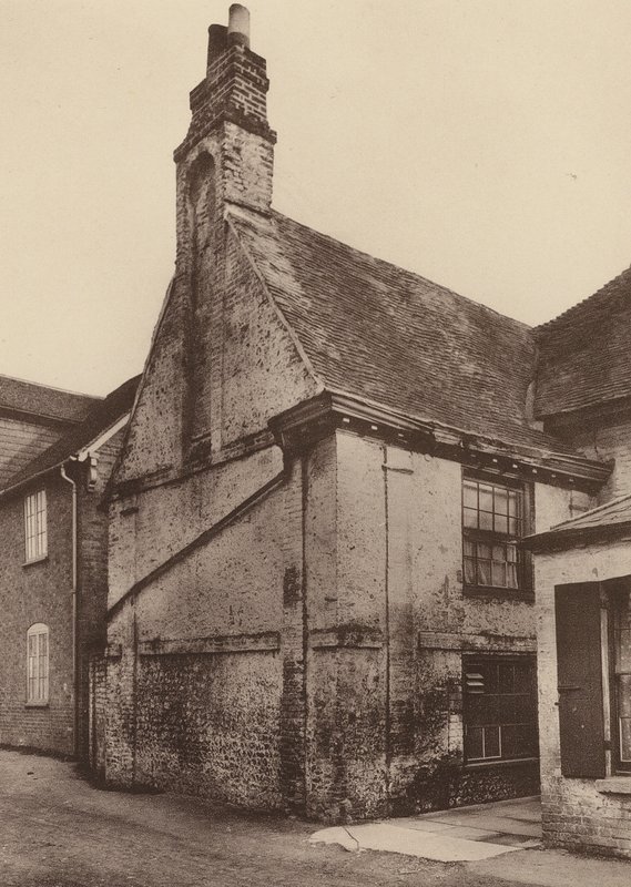 Em Minster, Kent (fotografia a preto e branco) de William Galsworthy Davie