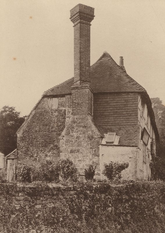 Em Pulborough, West Sussex (fotografia a preto e branco) de William Galsworthy Davie