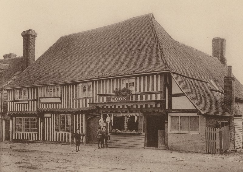 Em Tenterden, Kent (fotografia a preto e branco) de William Galsworthy Davie