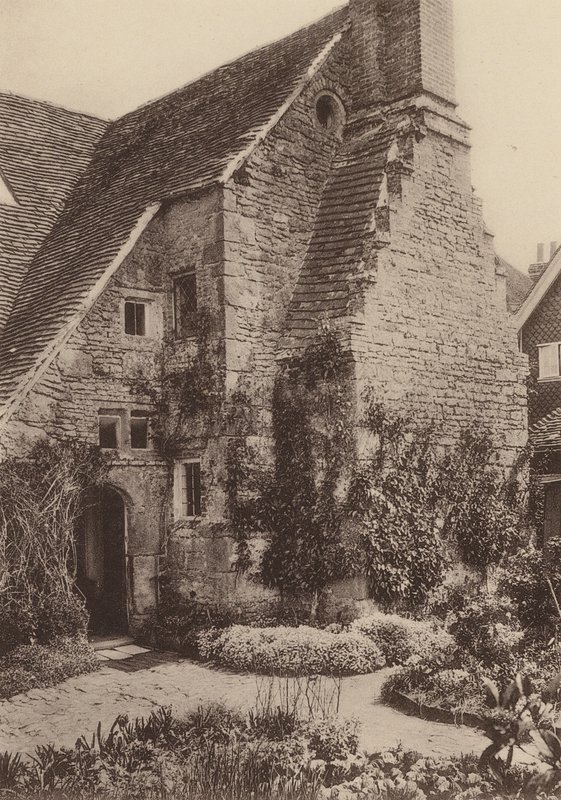Em Tillington, perto de Petworth, West Sussex (fotografia a preto e branco) de William Galsworthy Davie