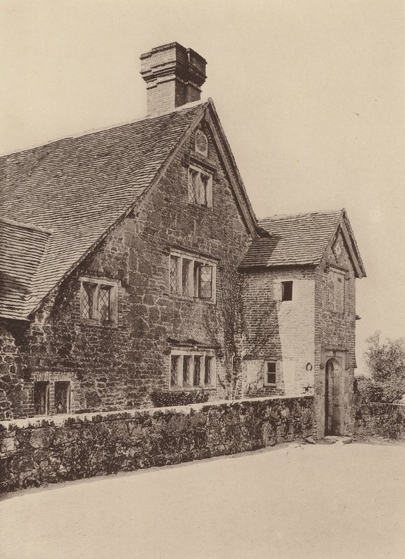 Em Tillington, perto de Petworth, West Sussex (fotografia a preto e branco) de William Galsworthy Davie