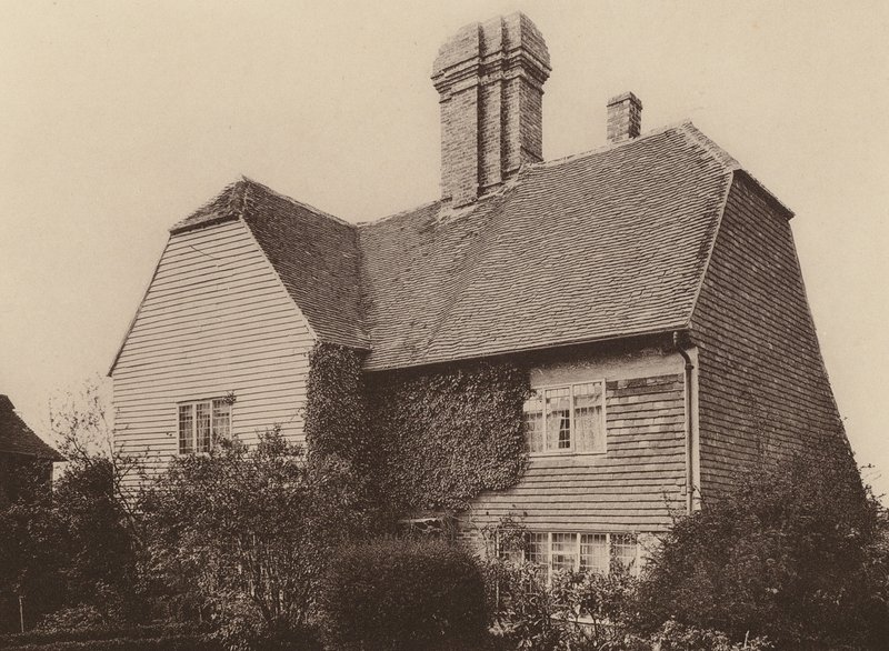 Collins Farm, Sissinghurst, Kent (fotografia a preto e branco) de William Galsworthy Davie