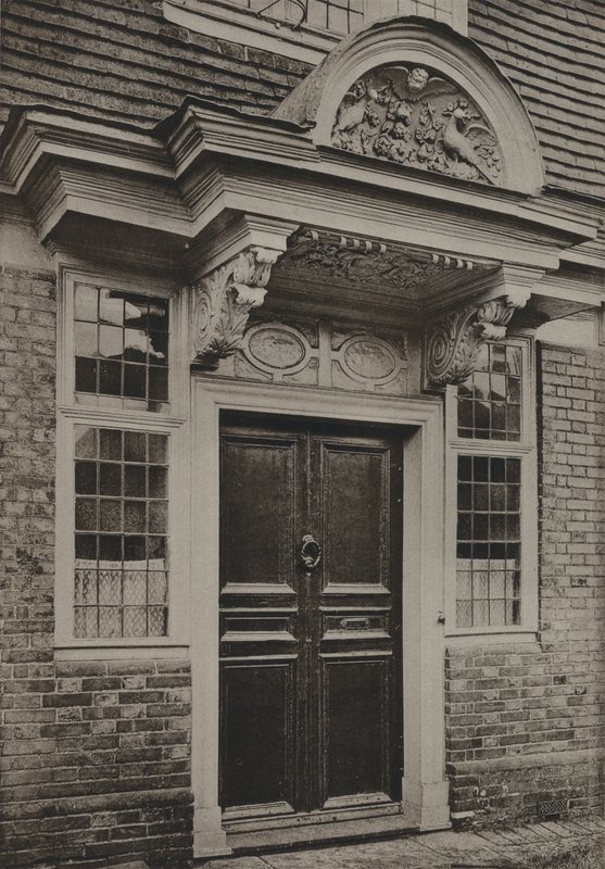 Porta, Burwash, Sussex (foto a p/b) de William Galsworthy Davie