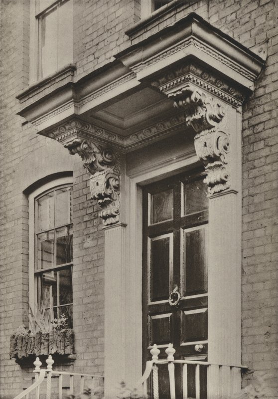 Porta, Church Road, Richmond, Surrey (foto a p/b) de William Galsworthy Davie