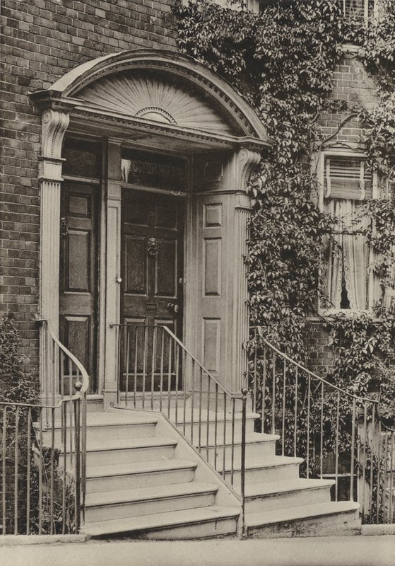 Doorway, High Street, Lewes, Sussex (foto a p/b) de William Galsworthy Davie