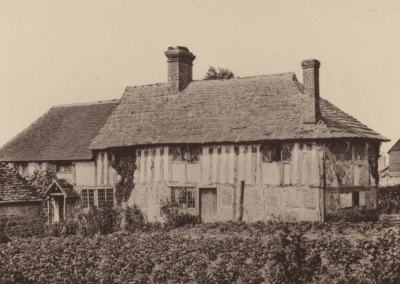 Great Daux Farm, Billingshurst, West Sussex (fotografia a preto e branco) de William Galsworthy Davie