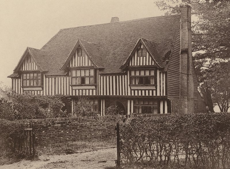 Hawkhurst Place, Highgate, Kent (fotografia a preto e branco) de William Galsworthy Davie