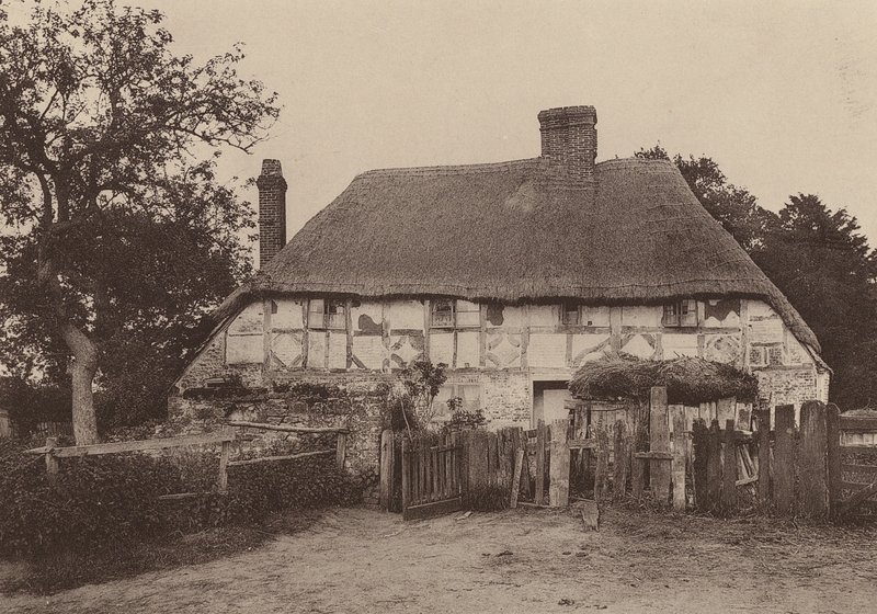 Perto de Fittleworth, West Sussex (fotografia a preto e branco) de William Galsworthy Davie